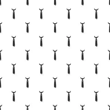 Male necktie pattern seamless Stock Illustration