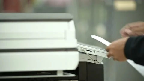 Male officials are managing documents at the office. Stock-Footage 136529221