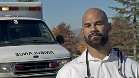 Male Paramedic A Stock Footage 22788299
