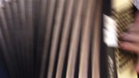 Male playing the accordion during a party 1 Stock Footage 59588443