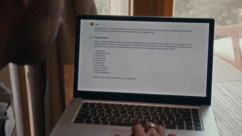 Male Programmer Scripting Chatbot on Laptop at Home Office Stock-Footage 285848197