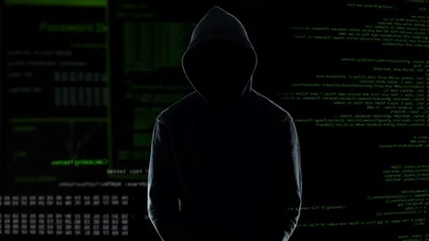 Male programmer standing in handcuffs after committing cyber crime, punishment 스톡 동영상 83558702
