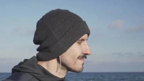 Male runner training Stock Footage 99683369