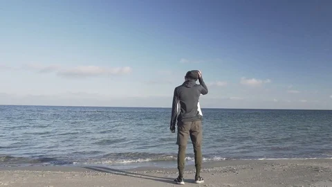 Male runner training Stock Footage 99685828