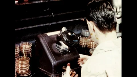 Male Scientist In Laboratory Checking Biological Samples Stock Footage 101246715