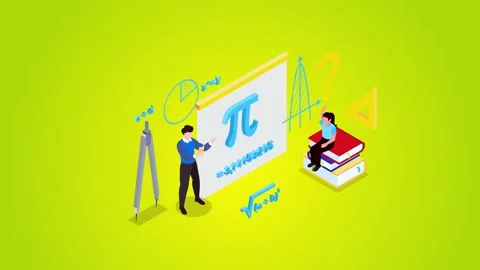 Male teacher teaching math formula to his student Stock Footage 220703885