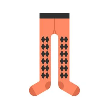 Male tights icon flat isolated vector Stock Illustration