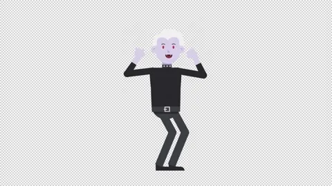 Male Vampire Cheer Video stock 205051065
