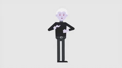 Male Vampire Using Tablet Sad Video stock 205051314