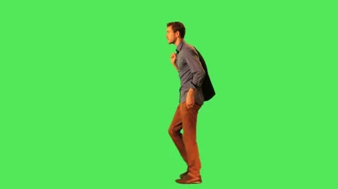 Male walking to work 動画素材 12141730