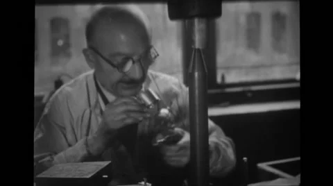 Male worker working in factory Stock Footage