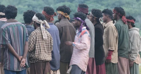 Male Workers on hill Stock Footage 293184593