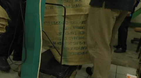 Male Workers In The Packaging Facility Stock Footage 61489851