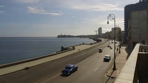 Malecon, Havana Cuba Stock Footage 86256465