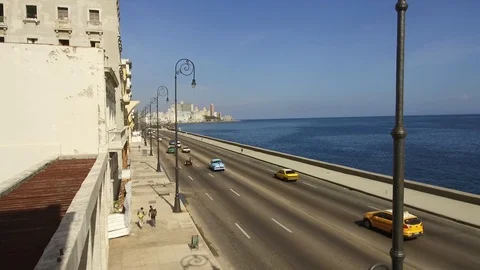 Malecon, Havana Cuba Stock Footage 86256468