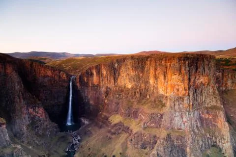 Maletsunyane Falls in Lesotho Foto stock