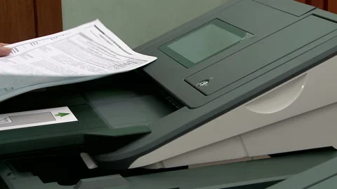 Malfunction of the complex of processing of ballot papers Stock Footage 87496338