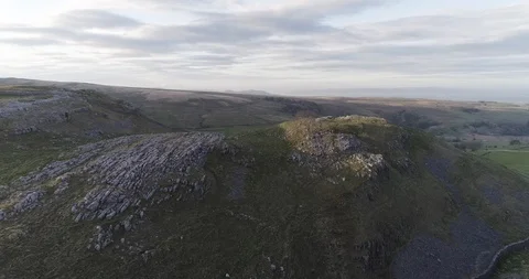 Malhamdale flyover Stock Footage 86002903