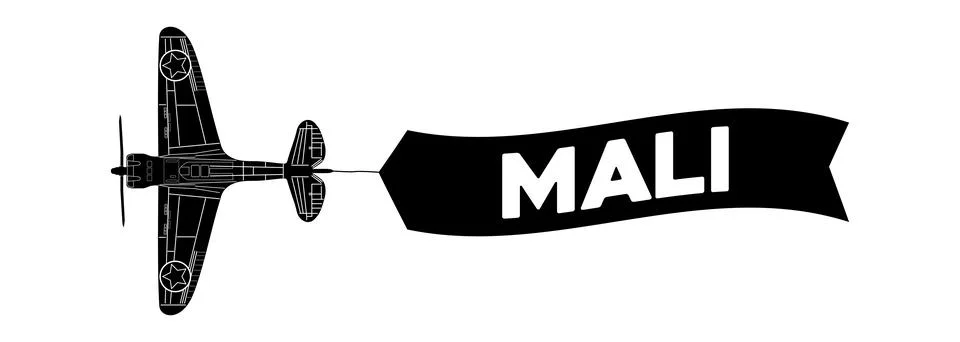 Mali advertisement banner Stock Illustration