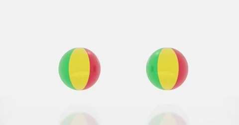 Mali countries flag symbol Video stock 194900517