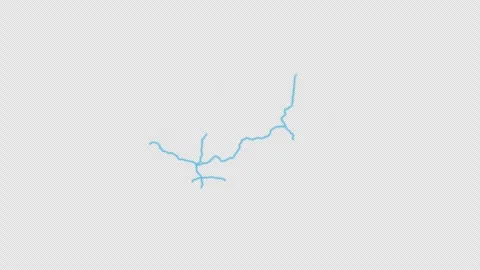 Mali Country Line Map Self Drawing Animated Overlay, Alpha 4K Vidéo 340290570