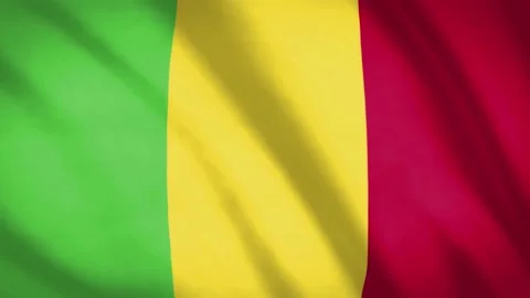 Mali Flag  Video stock 188143003