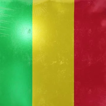 Mali flag icon Stock Illustration
