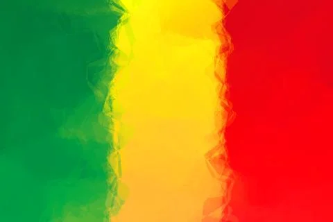 Mali flag Stock Illustration