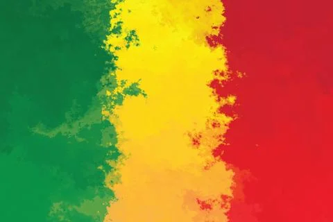 Mali flag Stock Illustration