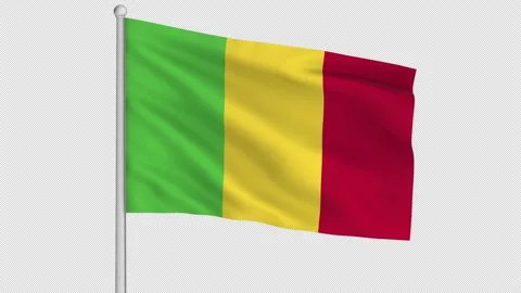 Mali Flag Loop 動画素材 226987060