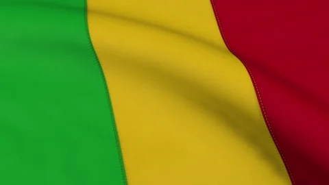 Mali Flag Loop Stock Footage 241252572