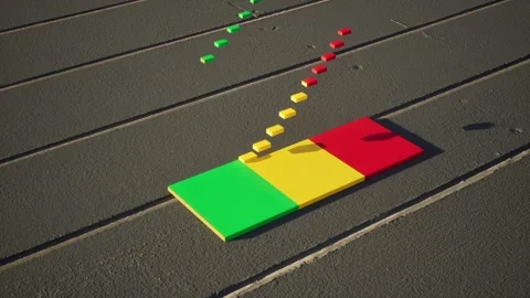 Mali Flag - Slow Motion Video stock 318816681