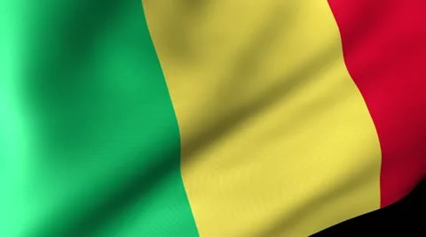 Mali Flag Waving Stock-Footage 12229728