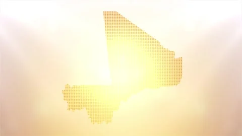 Mali Map Opener Stock Footage 247893938