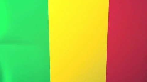 Mali Waving Flag Stock Footage 10762158