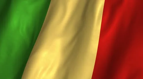 Mali Waving Flag Stock Footage 12307479
