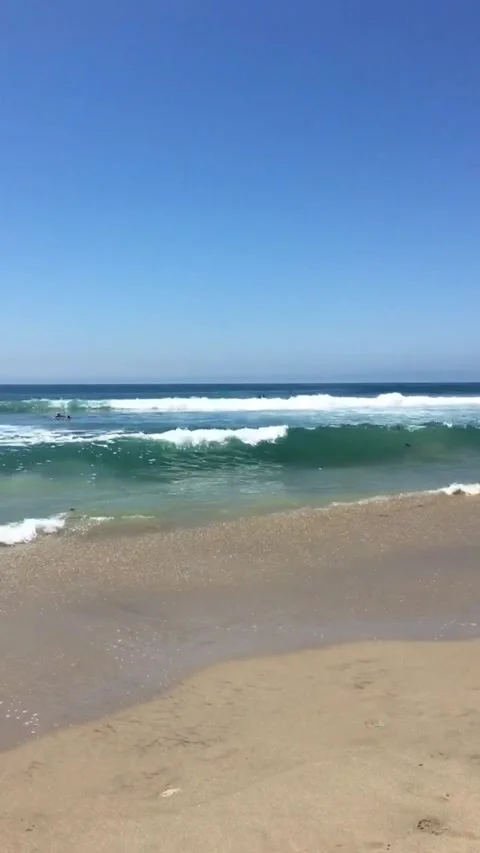 At Malibu Beach Stock Footage 191897431