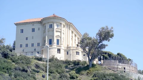 Malibu Beach Getty Villa Stock Footage 127593147