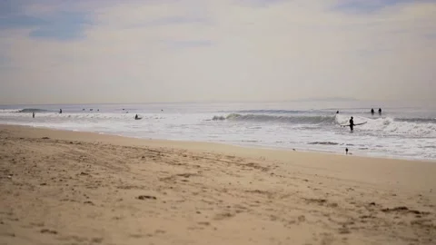 Malibu beach ,Pacific Stock Footage 234039353