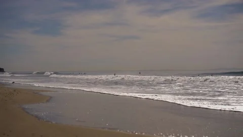 Malibu beach ,Pacific Stock Footage 234041310