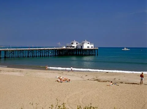 Malibu beach Stock Photos