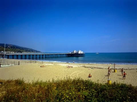 Malibu beach Stock Photos