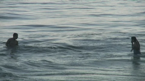 Malibu Beach Waves 3 Stock Footage 829966