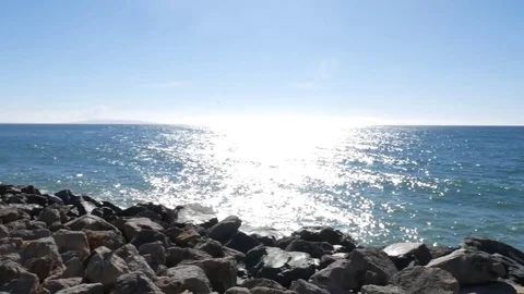 Malibu blue coast Stock-Footage 104198884