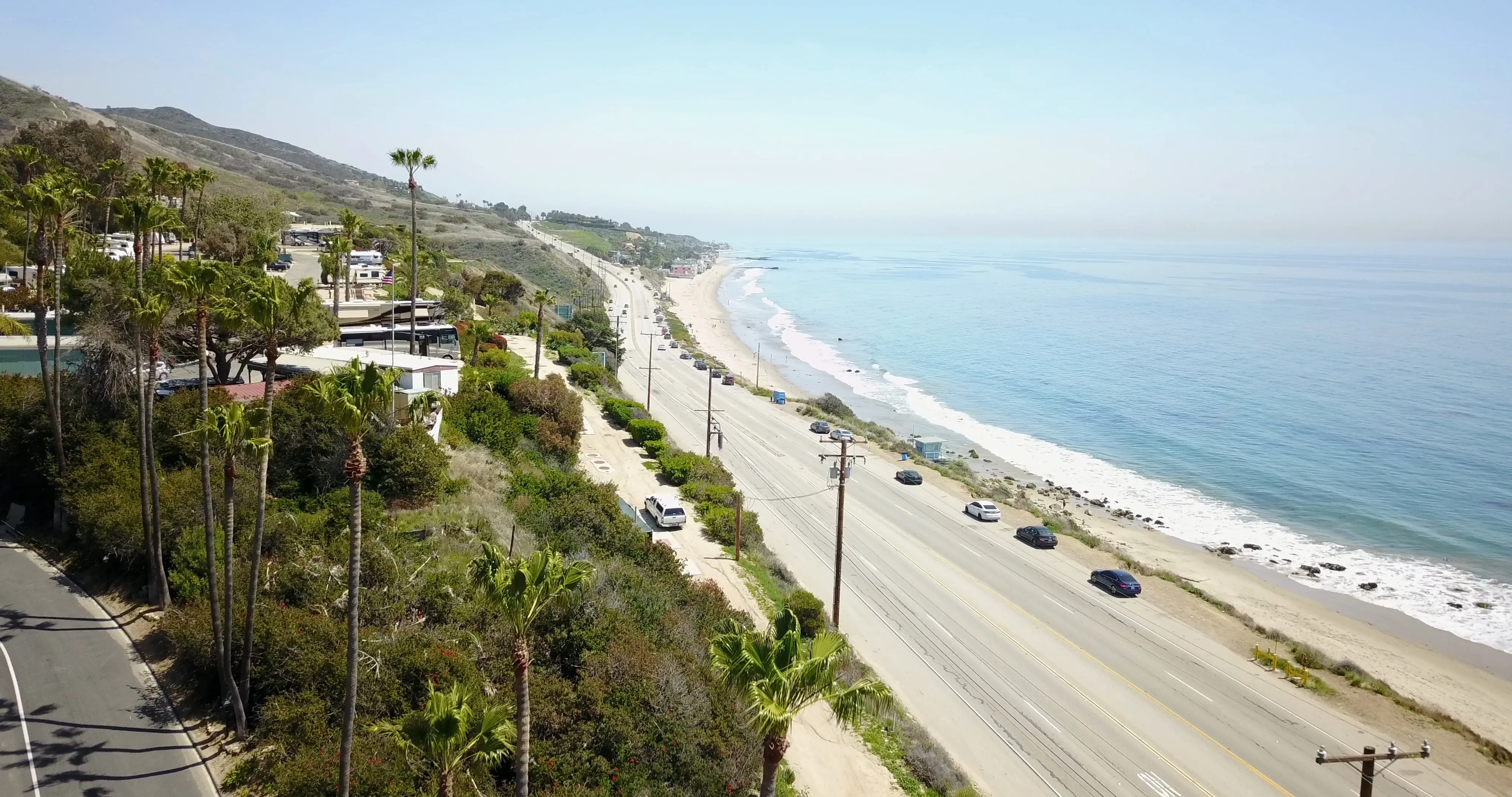 Malibu California Pacific Coast Highway , Stock Video