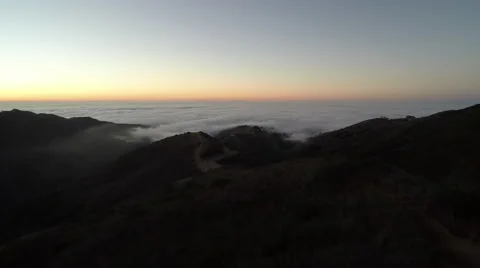 Malibu cloud cover 3 Stock Footage 45818156