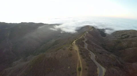 Malibu cloud cover Video stock 45818373