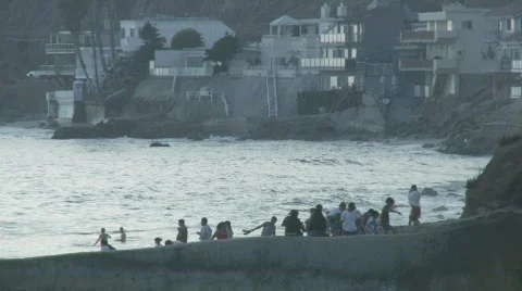 Malibu Coast 2 MS Stock Footage 829994