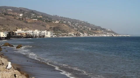 Malibu Coast South Stock Footage 52798642