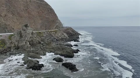 Malibu coastline 3 Stock Footage 308676105